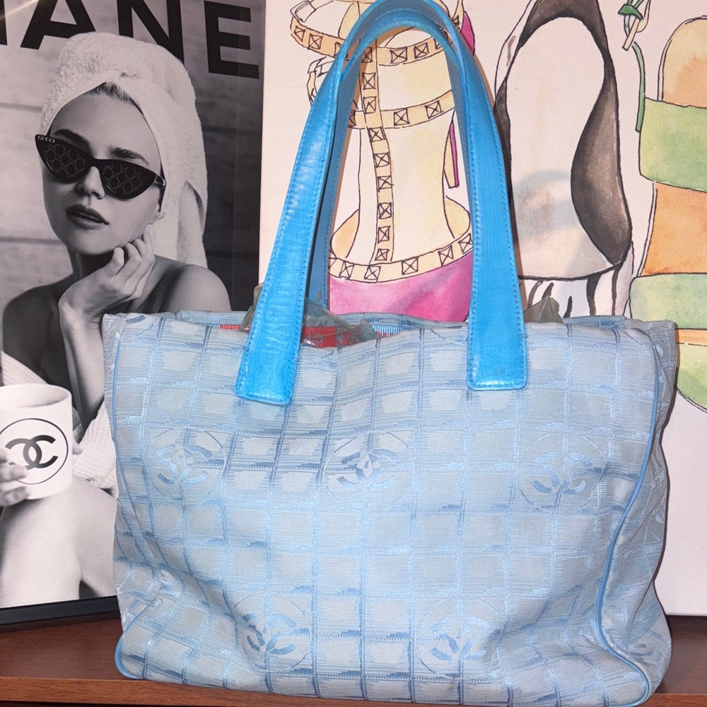 CHANEL Light Blue Tote Bag💙💙💙